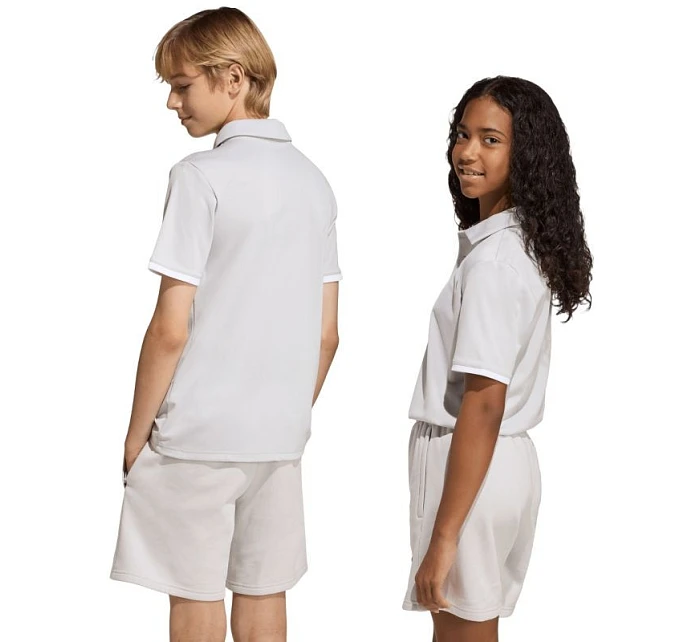 Dětské tričko Entrada 26 Polo světle šedé model 22052905 - ADIDAS Dětské tričko Entrada 26 Polo světle šedé model 22052905 - ADIDAS