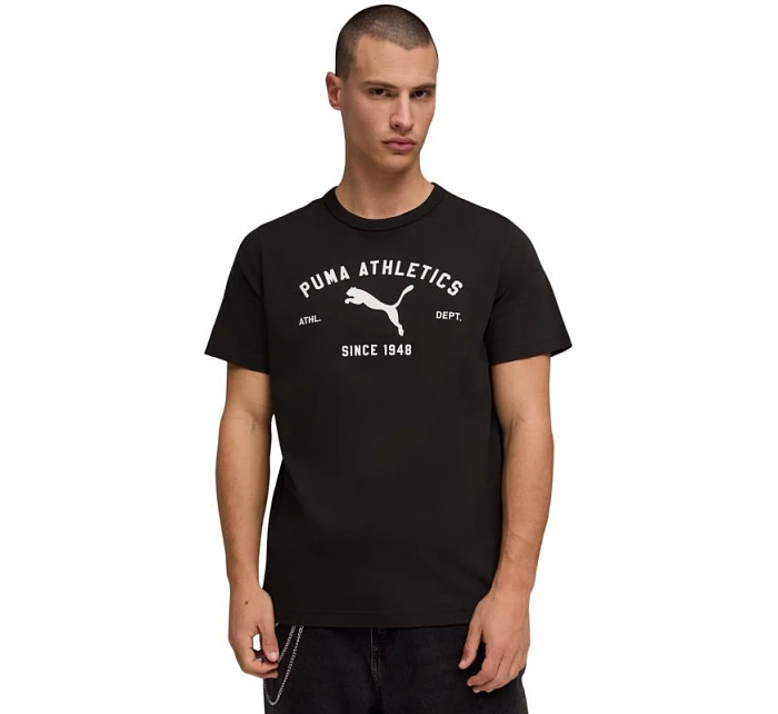 Pánské tričko Class Graphic Tee black model 22068526 01 - Puma