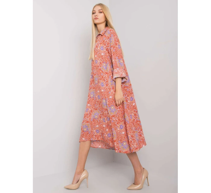 Šaty EM SK 2909 1.10P tmavě oranžová