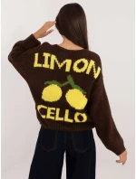 Jumper MI SW 2108.92 hnědý Jumper MI SW 2108.92 hnědý