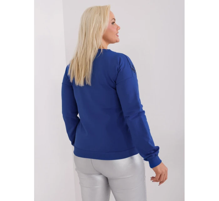 Bluzka RV BZ model 21271969 kobaltowy - FPrice Bluzka RV BZ model 21271969 kobaltowy - FPrice