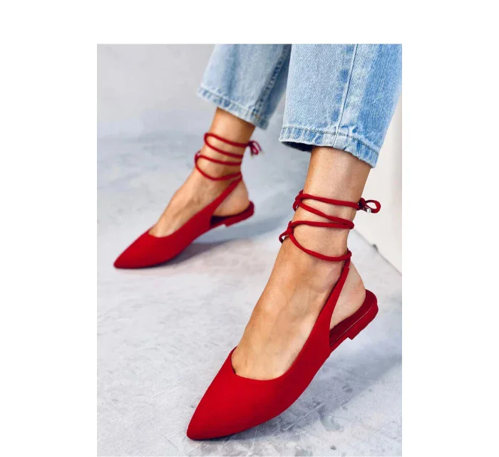 Dámské balerínky NF-68P Červená - Seastar