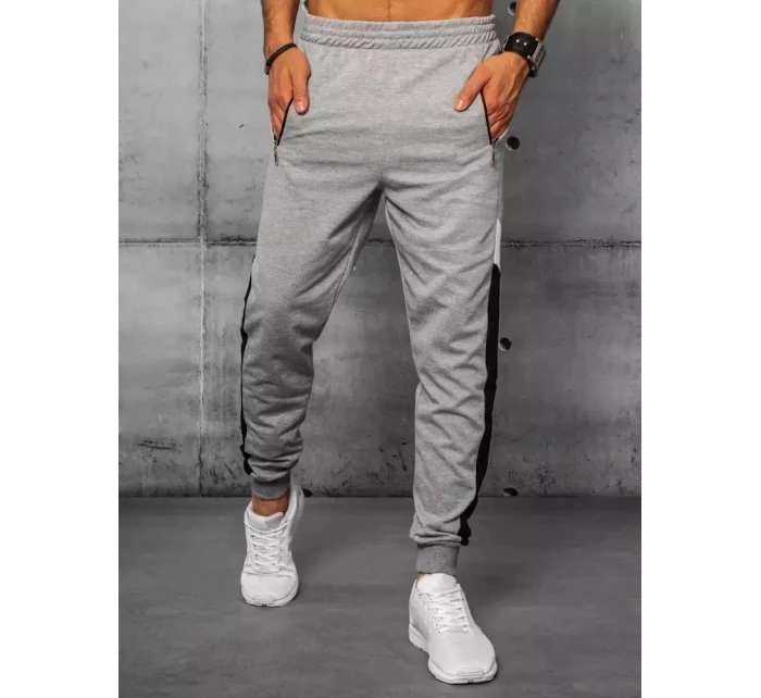Pánské světle šedé teplákové kalhoty Dstreet model 21963035 - FashionStreet