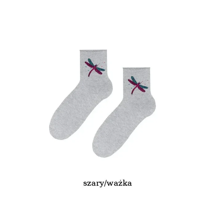 Vzorované netlačící ponožky Steven art.099 35-40