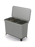 SORTIBOX 3W1 SMOOTH GRAY odpadkový koš SORTIBOX 3W1 SMOOTH GRAY odpadkový koš