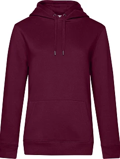B&C QUEEN Hooded_° Dámská mikina s kapucí model 22528477 dark cherry