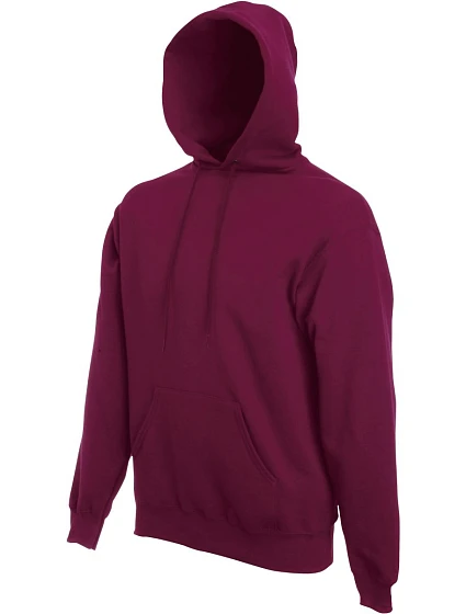 Fruit of the Loom Classic Hooded Sweat Mikina s kapucí 16.2208 burgundy