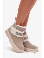 Zimní boty Dámské z přírodního s  25 01 Světle šedé model 21725184 - Lee Cooper