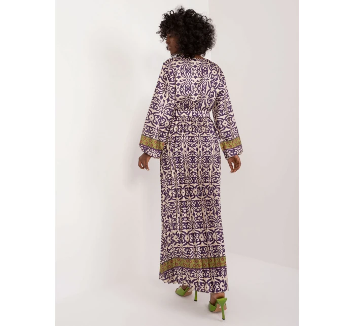 DHJ SK 16656 šaty.13X tmavě fialová