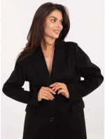 Płaszcz IT PL model 21302307 czarny - FPrice Płaszcz IT PL model 21302307 czarny - FPrice