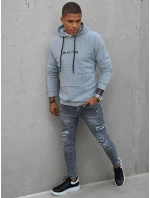 Pánská šedá mikina Dstreet model 21966851 - FashionStreet