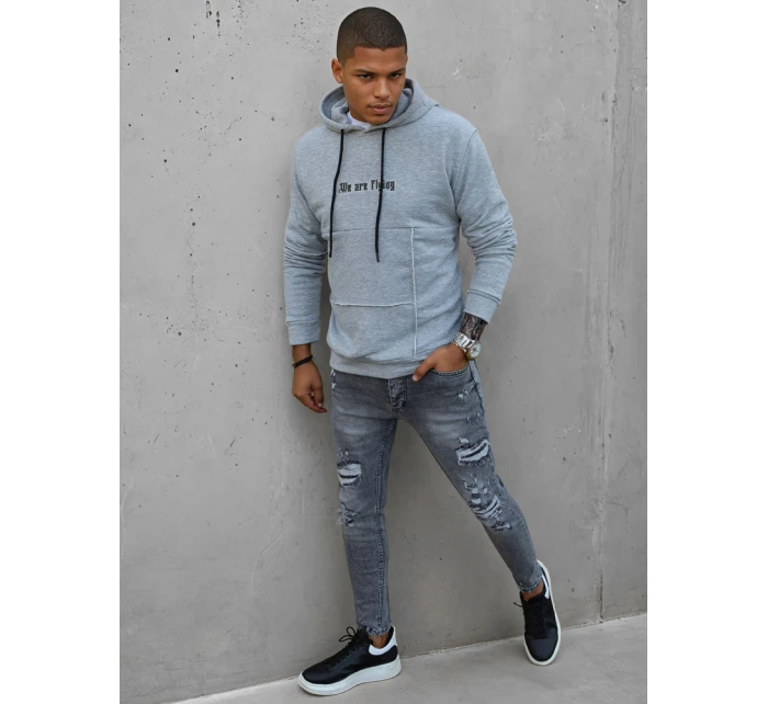 Pánská šedá mikina Dstreet model 21966851 - FashionStreet