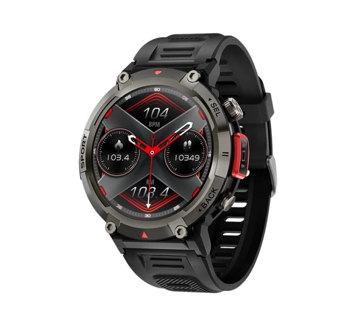 Černý silikonový řemínek model 21805555 - VELTORI