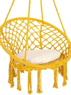 Závěsná sedačka 80x60 cm s polštářkem HONEY