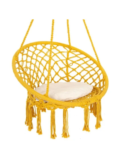 Závěsná sedačka 80x60 cm s polštářkem HONEY