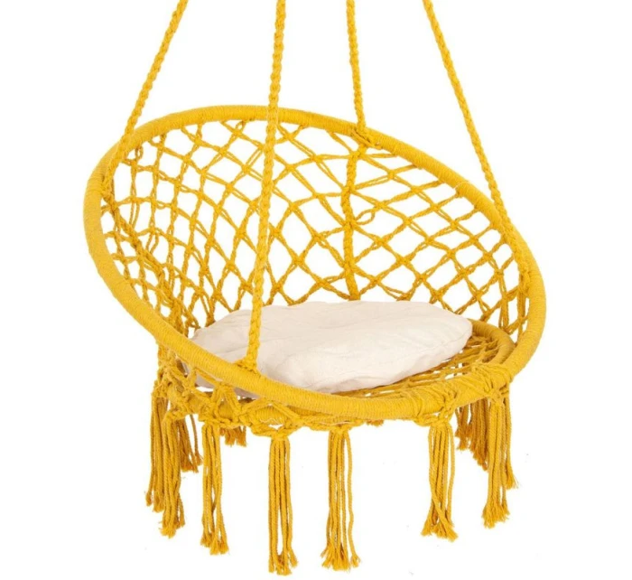 Závěsná sedačka 80x60 cm s polštářkem HONEY