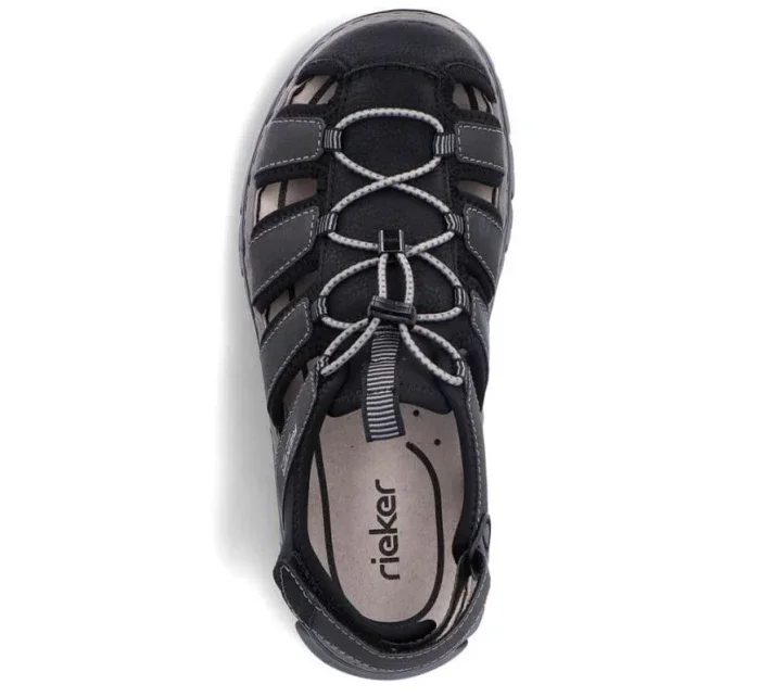 Vestavěné sandály Rieker M 26770-00 RKR584 Vestavěné sandály Rieker M 26770-00 RKR584