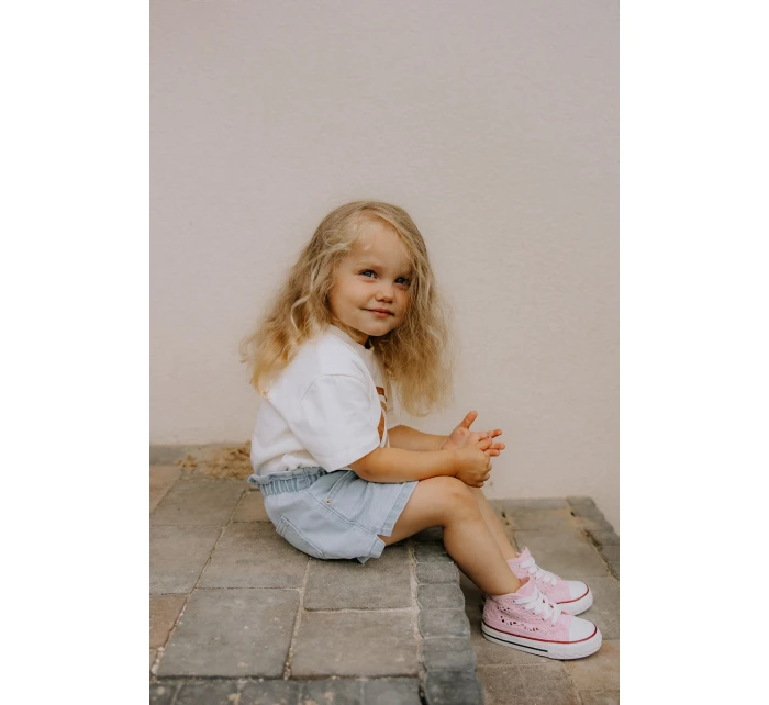 Dětské vysoké tenisky Pink Mona Dětské vysoké tenisky Pink Mona