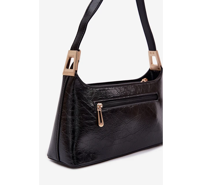 Kožená kabelka Černá Tielle