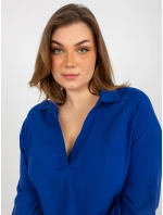 Dámská košile LK KS 509032.88P tmavě modrá - FPrice