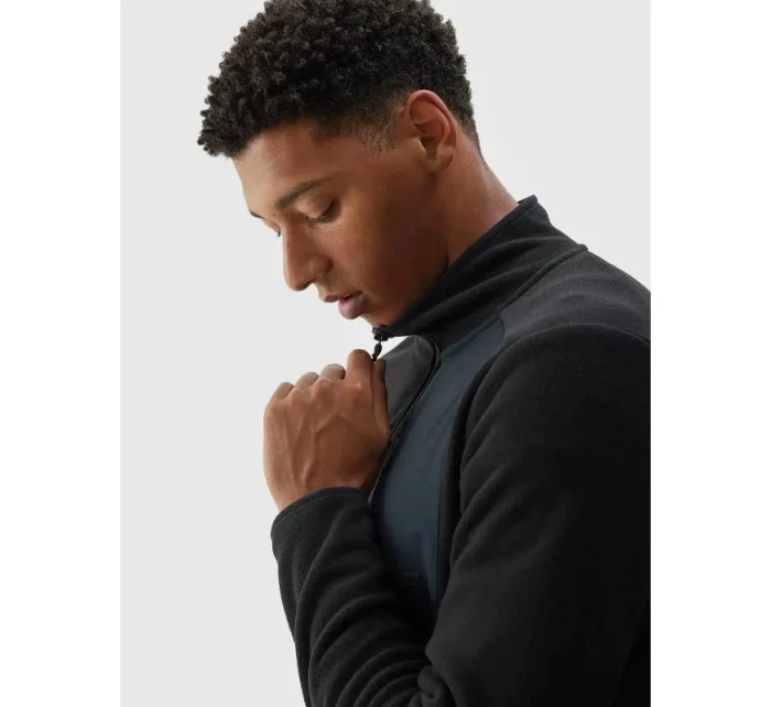 Fleecová mikina 4F M 4FWAW24TFLEM250-20S pánské