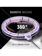 MAGNETICKÝ HULA HOP SET FIALOVÝ HHM13 S POČÍTADLEM HMS + ZEŠTÍHLUJÍCÍ PÁS BR163 ČERNÝ MAGNETICKÝ HULA HOP SET FIALOVÝ HHM13 S POČÍTADLEM HMS + ZEŠTÍHLUJÍCÍ PÁS BR163 ČERNÝ