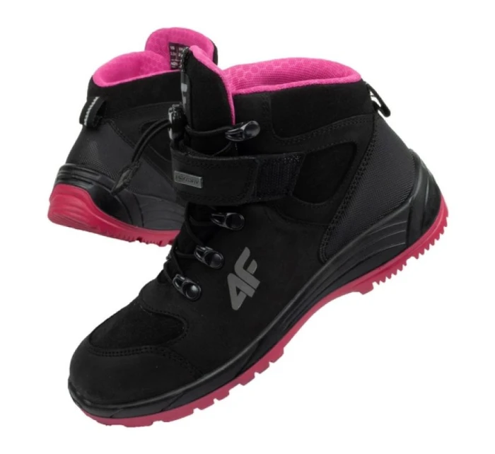 Dětská treková obuv HJZ21-JOBMW251 černá - 4F Dětská treková obuv HJZ21-JOBMW251 černá - 4F