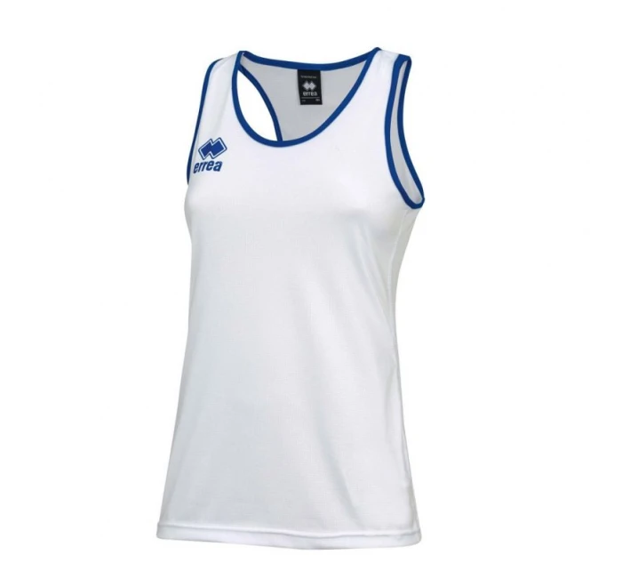 ERREA Běžecké tričko Bolt r. S bílá/modrá ERREA Běžecké tričko Bolt r. S bílá/modrá