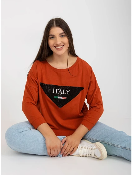 Halenka VI BZ model 17913757 tmavě oranžová - FPrice