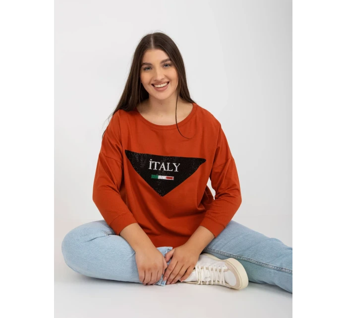 Halenka VI BZ 2911.82P tmavě oranžová