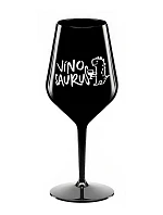 VÍNOSAURUS - černá nerozbitná sklenice na víno 470 ml VÍNOSAURUS - černá nerozbitná sklenice na víno 470 ml