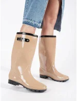 Trendy gumáky  LMG-01C dámské hnědé - Sweet Shoes