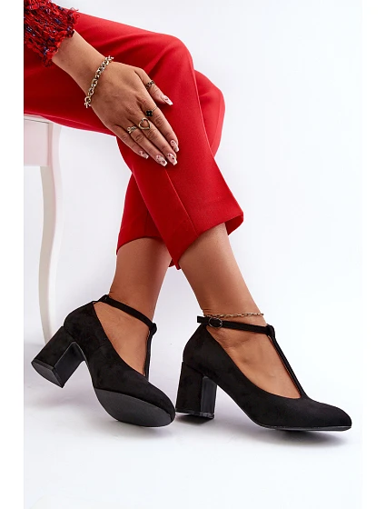 Semišové lodičky 834284 černé Raniyah - Mascara Semišové lodičky 834284 černé Raniyah - Mascara