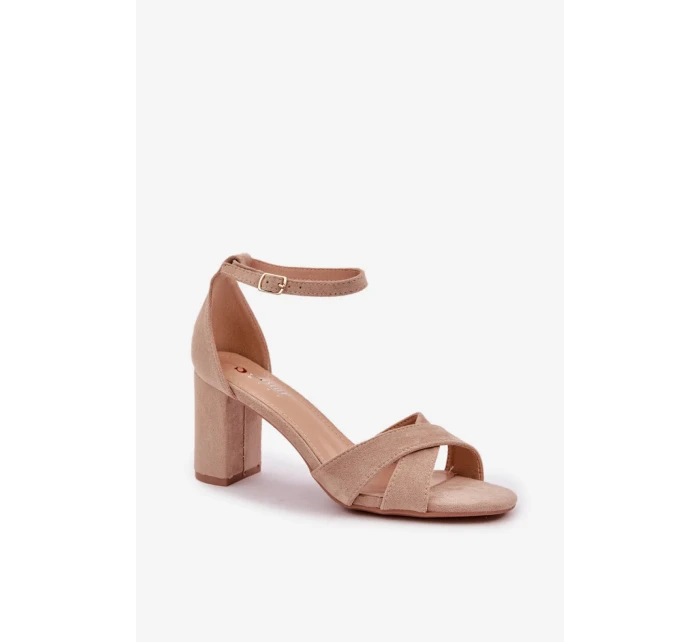 Sandály na podpatku  model 210151 Step in style