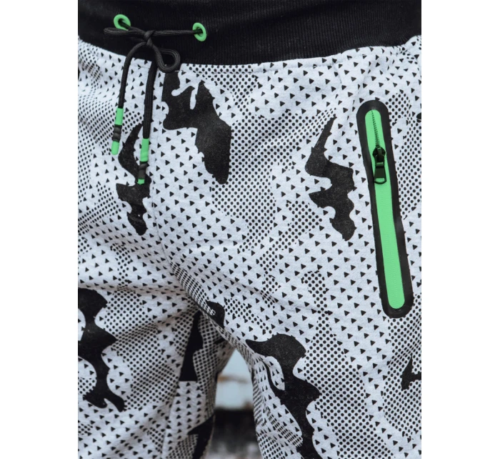 Pánské světle šedé teplákové kalhoty moro Dstreet model 21980107 - FashionStreet Pánské světle šedé teplákové kalhoty moro Dstreet model 21980107 - FashionStreet