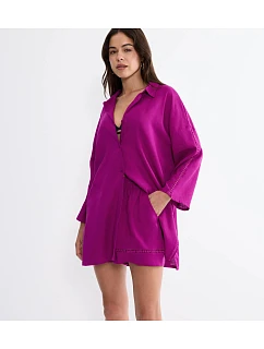 SUMMER WEAR - Oversized lněná košile jako přehoz Triumph