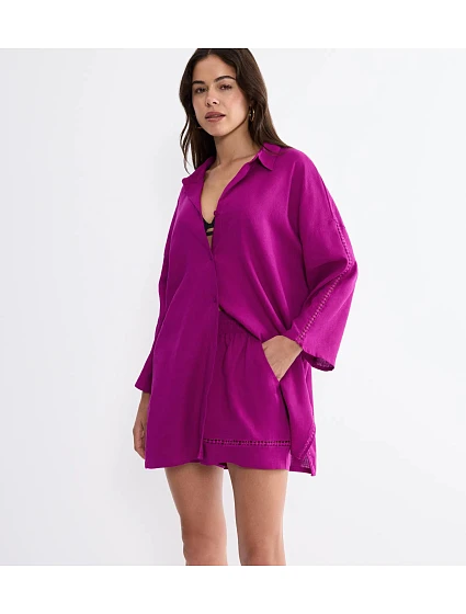 SUMMER WEAR - Oversized lněná košile jako přehoz Triumph SUMMER WEAR - Oversized lněná košile jako přehoz Triumph