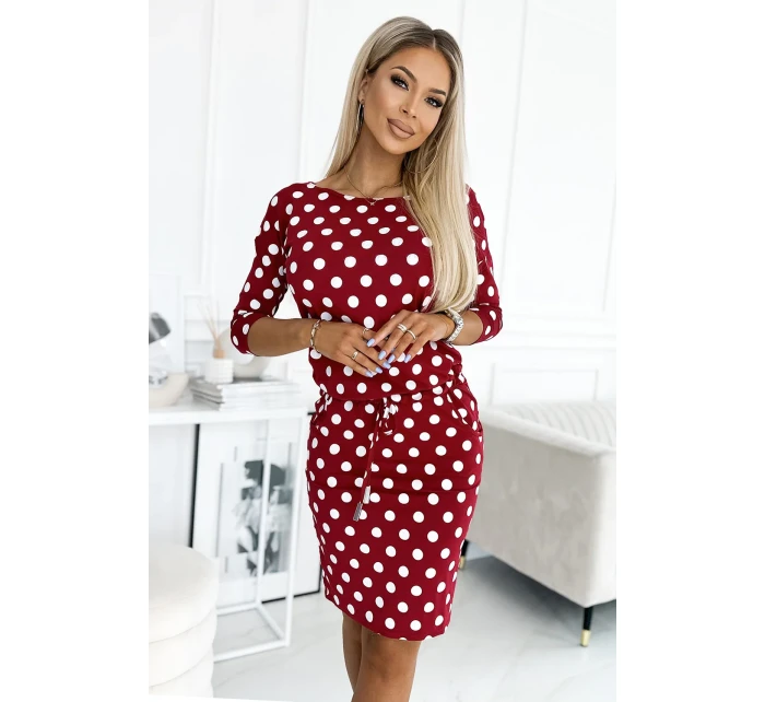 Sportovní šaty se šněrováním a kapsami  s  model 21144800 - numoco