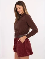 Szorty MI SN model 21480303 bordowy - FPrice Szorty MI SN model 21480303 bordowy - FPrice