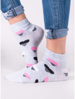 Yoclub Dívčí bavlněné ponožky Vzory Barvy 6-pack SKA-0023G-AA00-002 Vícebarevné