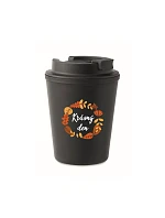 KRÁSNÝ DEN (PODZIM) - černý termohrnek 300 ml KRÁSNÝ DEN (PODZIM) - černý termohrnek 300 ml