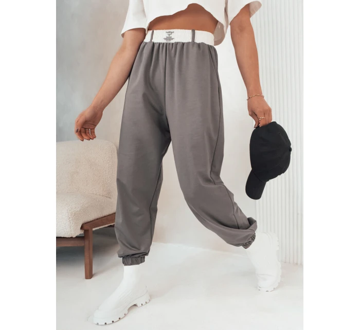 Dámské tmavě šedé kalhoty MINAM FashionStreet UY2012