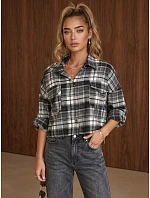 Koszula damska w szara model 22394697 - FashionStreet