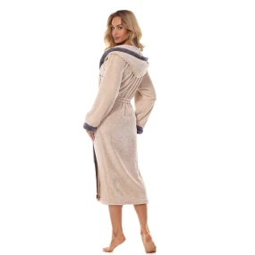 Szlafrok Tess 3XL damski model 20328435 - L&L Szlafrok Tess 3XL damski model 20328435 - L&L