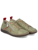 Dámské pohodlné zelené polobotky Rieker N2401-54