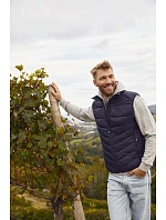 Vest Men Pánská prošívaná vesta fog blue model 22454709 - Clique Vest Men Pánská prošívaná vesta fog blue model 22454709 - Clique
