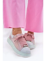 Zdobené sneakersy na platformě GOE RR2N4009 Multikolor