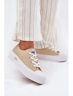 Dámské tenisky na platformě Béžové LEE ISLA C WOMEN LOW 50251001