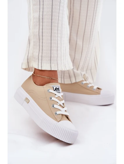 Dámské tenisky na platformě Béžové ISLA C WOMEN LOW model 21695913 - Lee