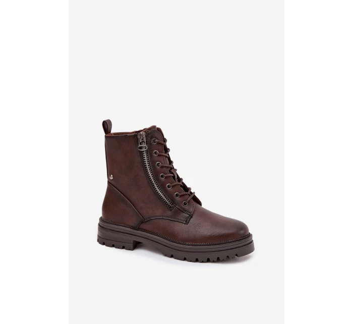 Dámské Workery Zateplené Čokoládové model 21747784 - Boto Dámské Workery Zateplené Čokoládové model 21747784 - Boto